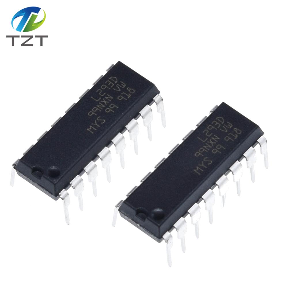 TZT 1PCS L293D L293 293 DIP-16 Stepper Driver Chip IC 100% New