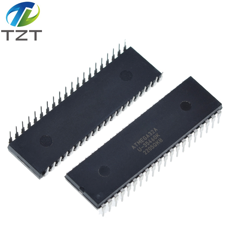 TZT  ATMEGA32A-PU DIP ATMEL ATMEGA32A ATMEGA32 DIP40 Programmable Flash In Stock