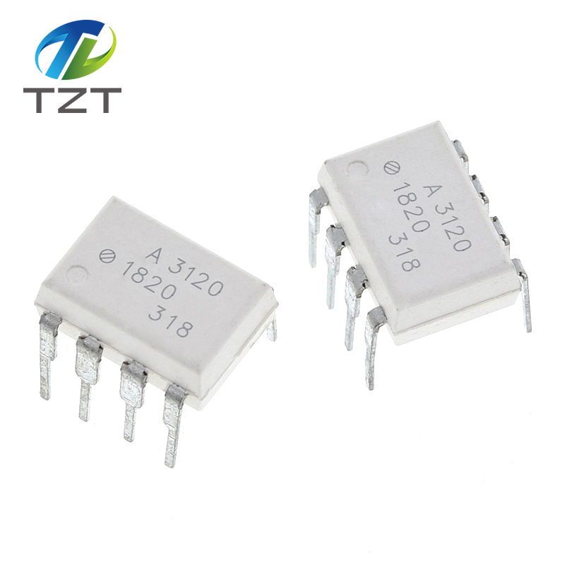 TZT 1PCS HCPL3120 DIP8 HCPL-3120 DIP A3120 A 3120 DIP-8