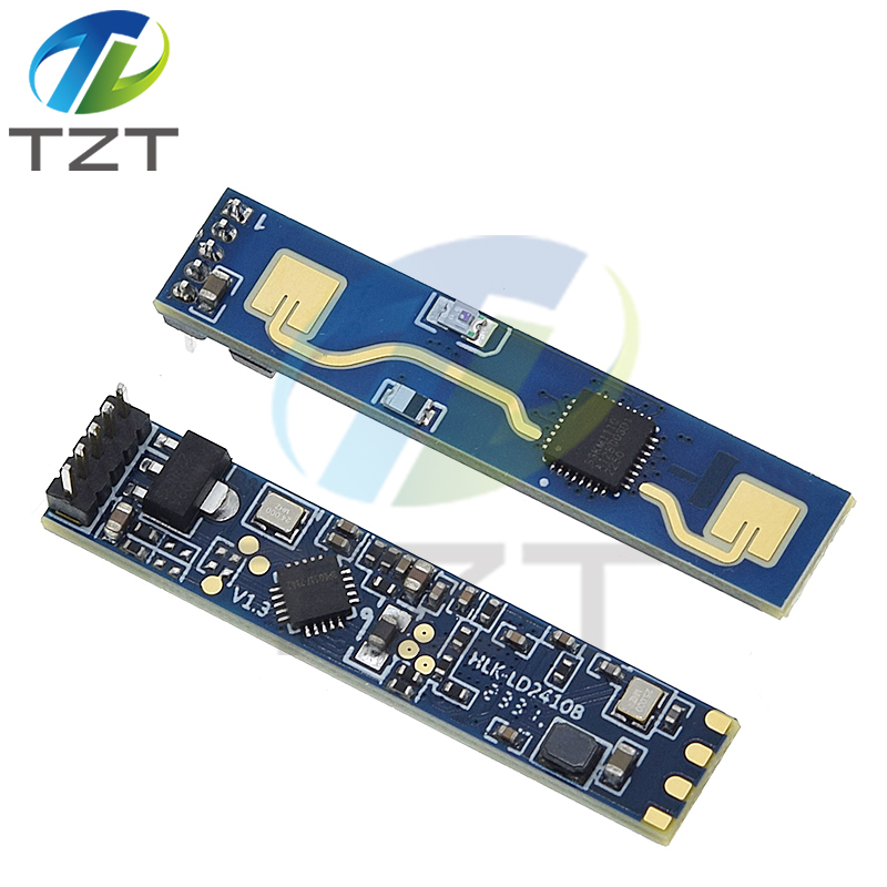 TZT HLK-LD2410B FMCW 24G Smart Human Presence Status Sensing Radar Heartbeat Detection Sensor Module High Sensitivity
