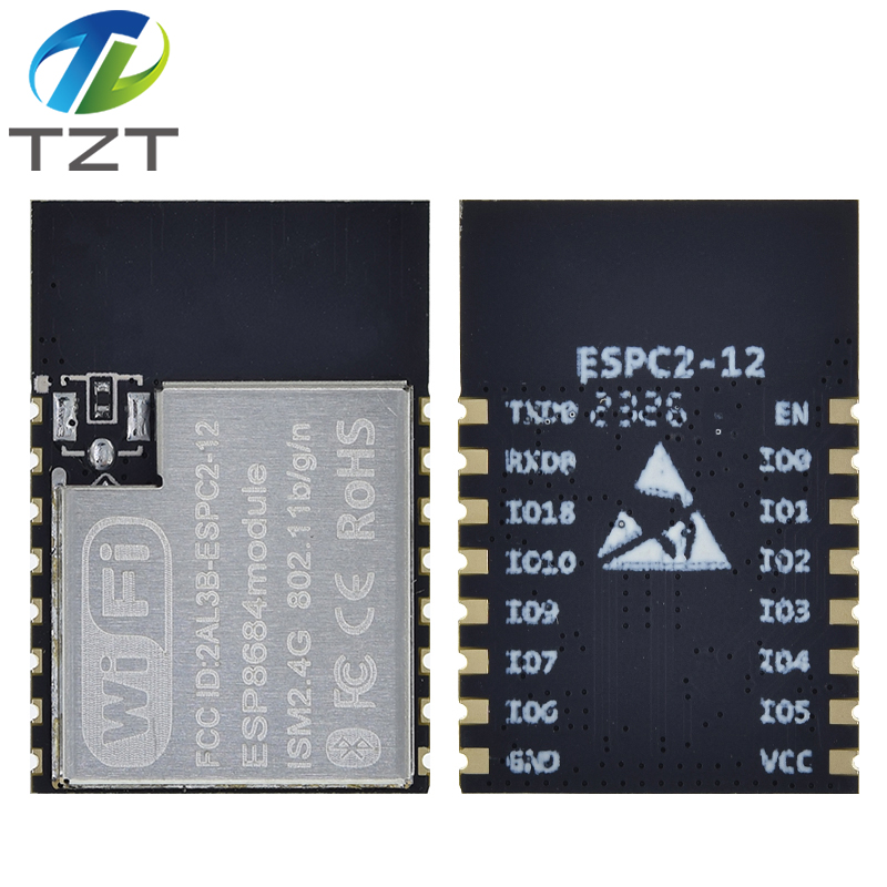 TZT ESP32-C2 Module Uses ESP8684 Chip WIFI Bluetooth-compatible Module ESPC2-12 To Replace ESP-12E/F