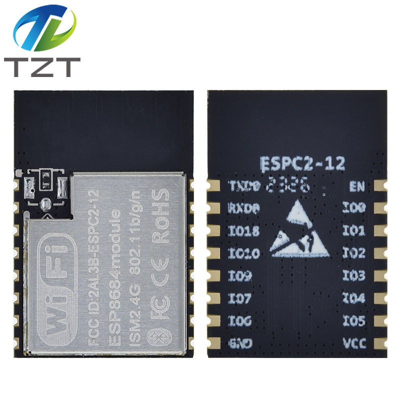 TZT ESP32-C2 Module Uses ESP8684 Chip WIFI Bluetooth-compatible Module ESPC2-12 To Replace ESP-12E/F