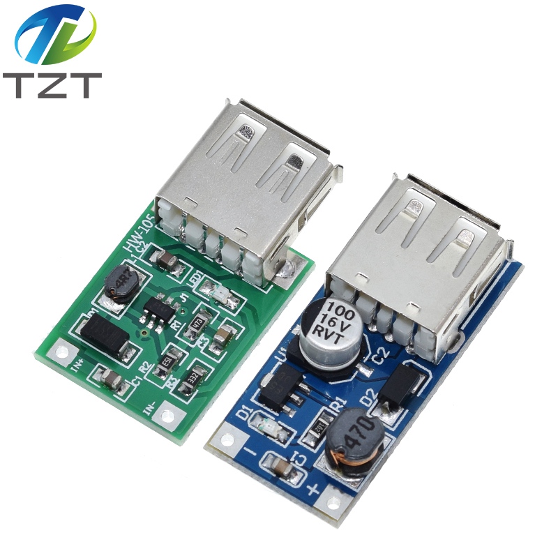 TZT DC-DC Boost Module (0.9V ~ 5V) 600mA Boost Converter Step Up Module USB Mobile Power Boost Board TP4056 18650