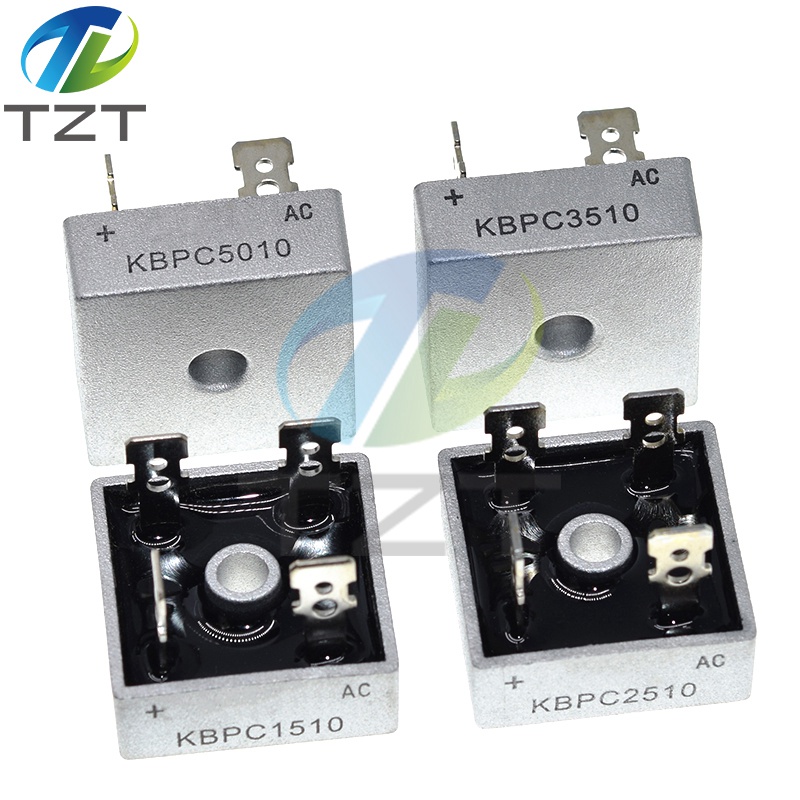 TZT KBPC1510 KBPC2510 KBPC3510 KBPC5010 15A 25A 35A 50A 1000V Diode Bridge Rectifier kbpc5010