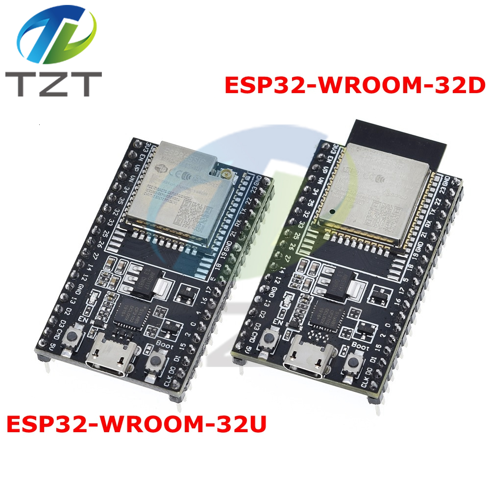 TZT ESP32-DevKitC Core Board ESP32 Development Board ESP32-WROOM-32D ESP32-WROOM-32U CP2102 For Arduino+ Free Shipping
