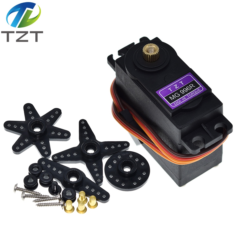 TZT Best Price Servos Digital MG996 Servo Metal Gear for Futaba JR Car RC Model Helicopter Boat For Arduino UNO diy