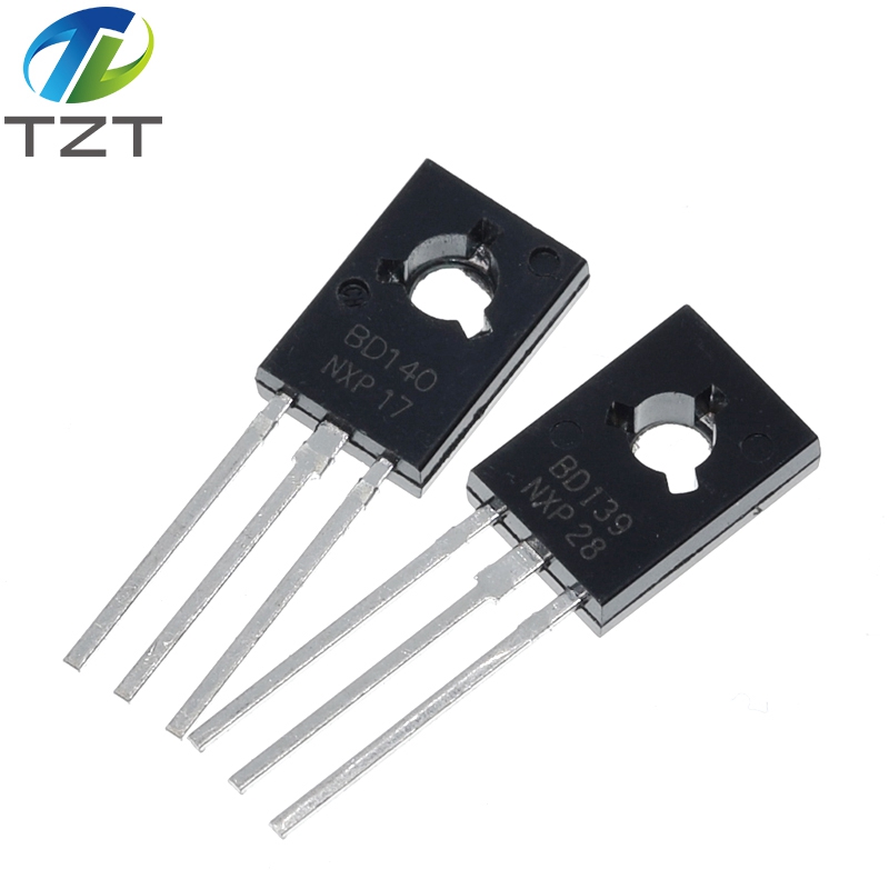 10PCS BD139 BD140 ( 5PCS BD139 + 5PCS BD140 ) TO126 TO-126 new voltage regulator IC