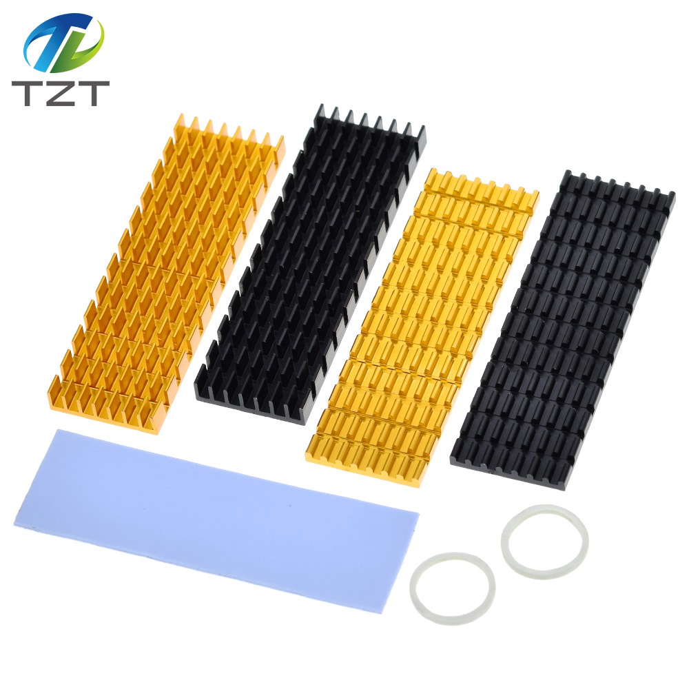 TZT Heatsink Heat Dissipation Radiator M.2 Cooling Heat Sink Heat Thermal Pads for M.2 NGFF 2280 PCI-E NVME SSD