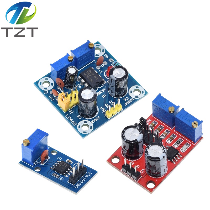 NE555 Pulse Frequency Duty Cycle Adjustable Module Square Wave 5V-12V Signal Generator For Arduino Smart Car