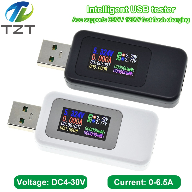 10 in 1 USB Tester DC Digital Voltmeter Amperimetro Current Voltage Meter Amp Volt Ammeter Detector Power Bank Charger Indicator