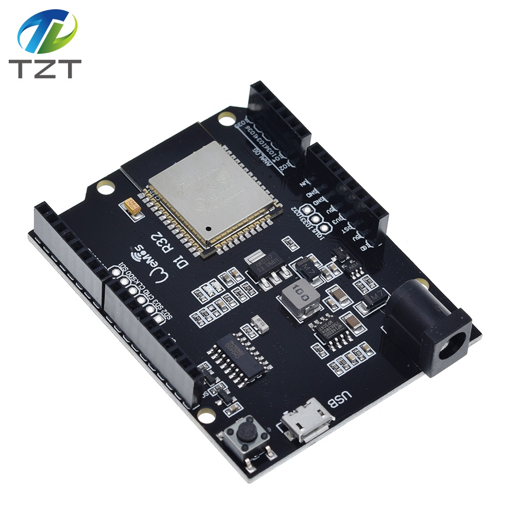 ESP32 For Wemos D1 Mini For Arduino UNO R3 D1 R32 WIFI Wireless Bluetooth Development Board CH340 4M Memory One