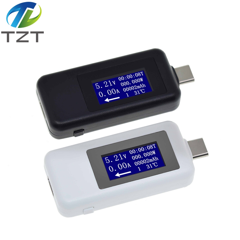 TZT 10 in 1 USB Tester DC Digital Voltmeter Amperimetro Current Voltage Meter Amp Volt Ammeter Detector Charger Indicator