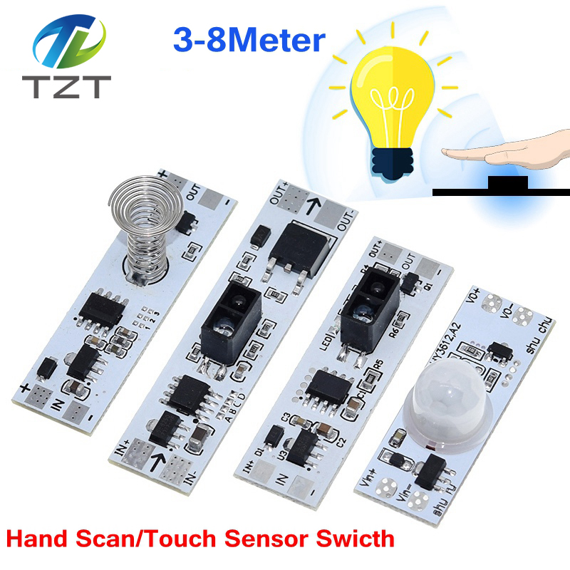 TZT Short Distance Scan Sensor Capacitive Touch Sensor Switch PIR Motion Sensor Switch Module 3A For Smart Home
