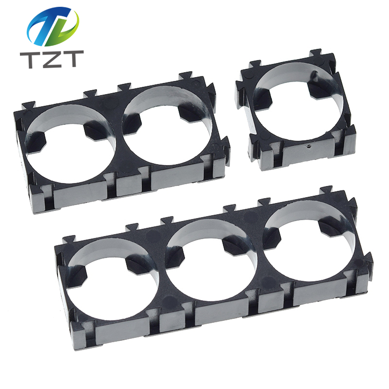 TZT Plastic 1 2 3 Cell 18650 Battery Holder Bracket Cylindrical Batteries Pack fixture Anti Vibration Case Storage Box For DIY