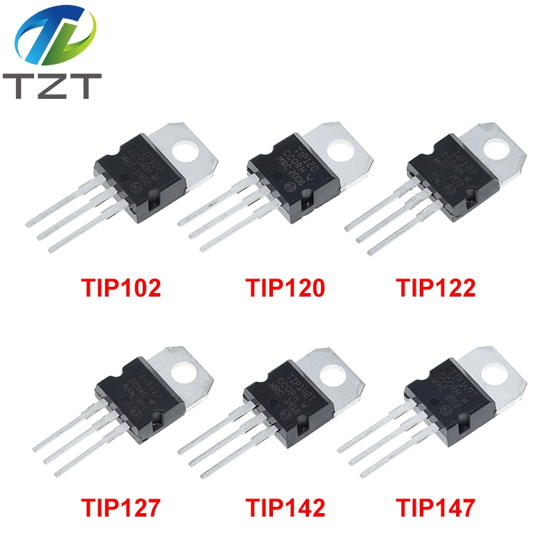 TZT Tip102 Tip120 Tip122 Tip127 Tip142 Tip147 Transistor Tip142t Tip147t For diy