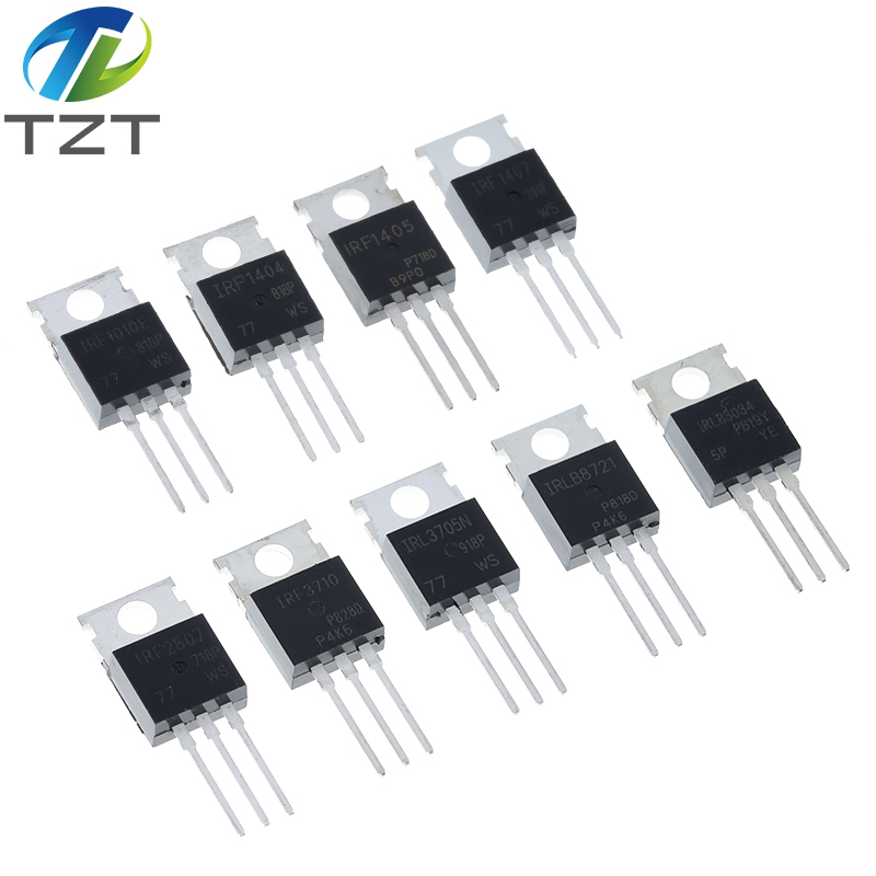 TZT IRF1010 IRF1404 IRF1405 IRF1407 IRF2807 IRF3710 IRFL3705 IRLB8721 IRLB3034 Transistor TO-220 TO220 PBF