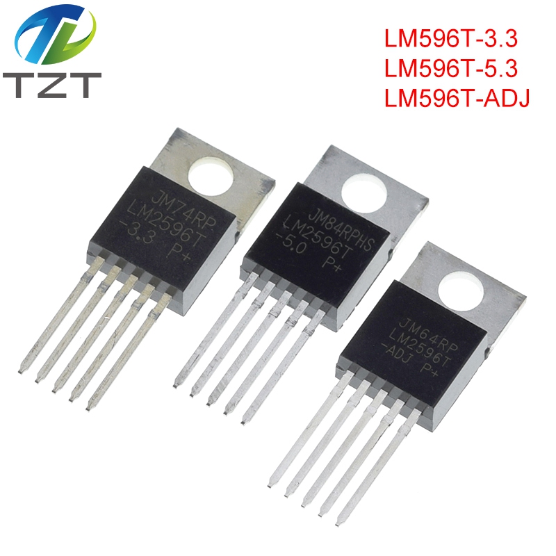 TZT IC  LM2596T-ADJ LM2596T-3.3 LM2596T-5.0 TO-220 Voltage Regulator 3A Adjustable NEW