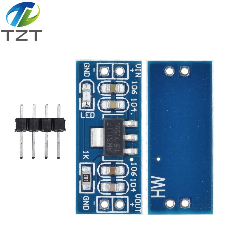 TZT 1PCS AMS1117 1.2V 1.5V 1.8V 2.5V 3.3V 5V power supply module AMS1117-5.0V power module AMS1117-3.3V For diy kit