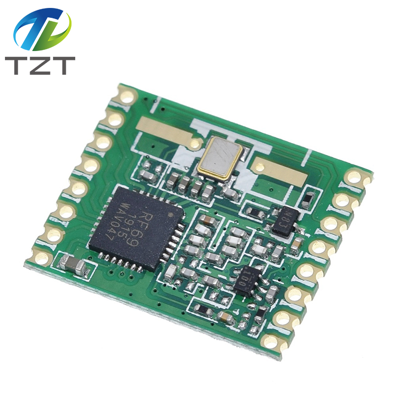 TZT RFM69HW 868Mhz/433Mhz/915Mhz + 20dBm HopeRF Wireless Transceiver 868S2 Module For Remote/HM