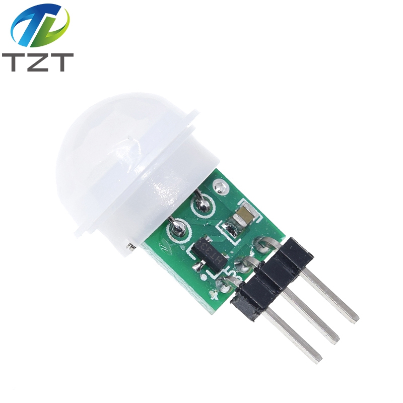 TZT Mini IR Pyroelectric Infrared PIR Motion Human Sensor Automatic Detector Module AM312 Sensor DC 2.7 to 12V