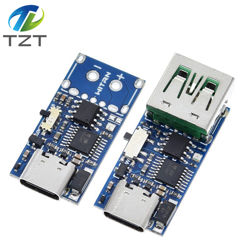 TZT Type-C USB-C PD2.0 PD3.0 to DC Spoof Scam Fast Charge Trigger Polling Detector USB-PD Notebook Power Supply Change Board Module