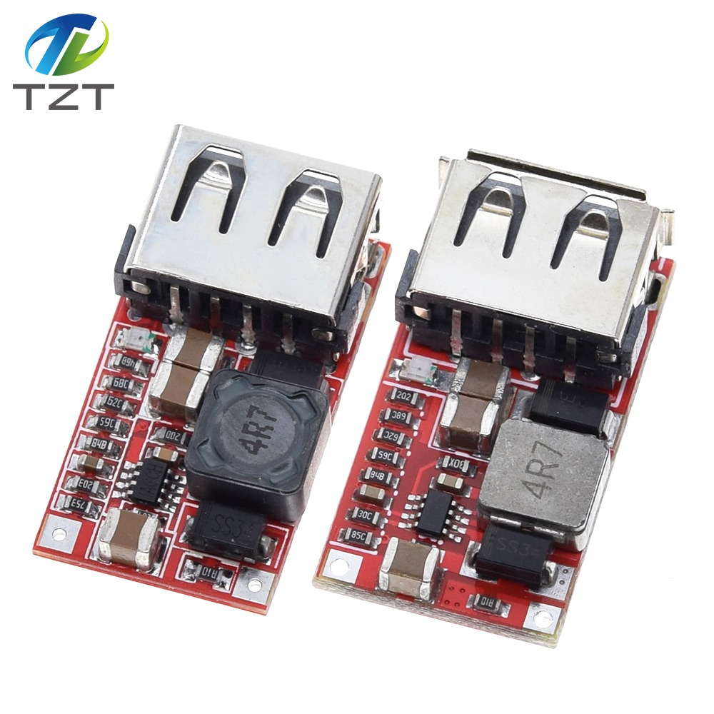 TZT Fine 6-24V 12V/24V to 5V 3A CAR USB Charger Module DC Buck step down Converter 12v 5v power supply module good