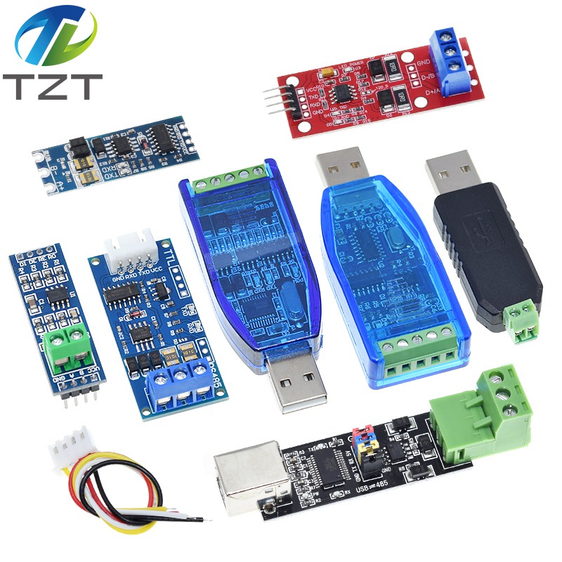 TTL Turn To RS485 Module Hardware Automatic Flow Control Module Serial UART Level Mutual Conversion Power Supply Module 3.3V 5V