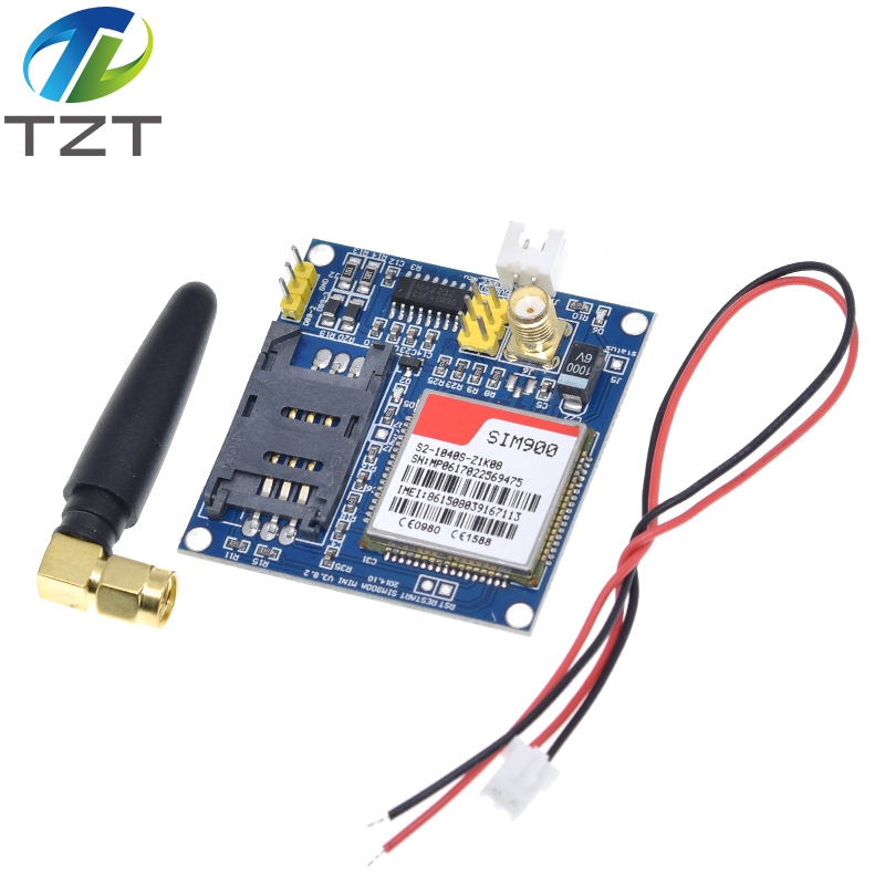 TZT Sim900a Sim900 Mini V4.0 Wireless Data Transmission Module Gsm Gprs Board Kit W/antenna C83