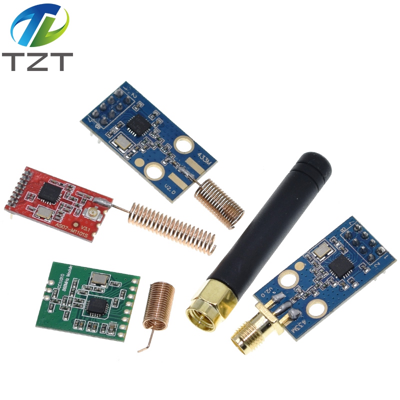 TZT CC1101 10mW Wireless Module 433MHZ 868MHZ 300-1000M Long Distance Transmission With SMA Antenna Wireless Transceiver Module