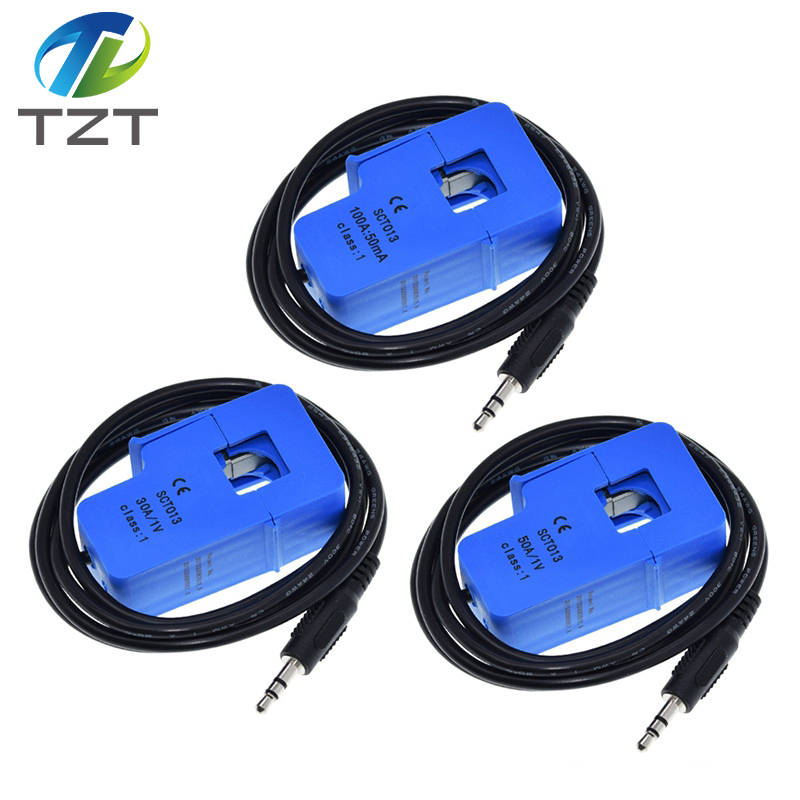 TZT High Quality 30A 50A 100A  SCT-013-030 SCT-013-050 SCT-013-000 Non-invasive AC current sensor Split Core Current Transformer