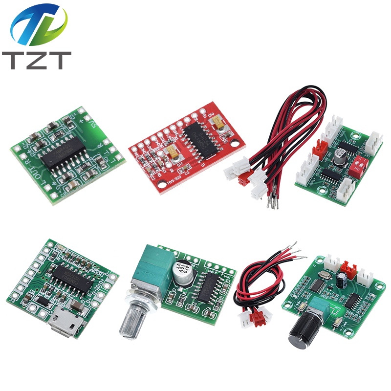 TZT Bluetooth 5.0 PAM8403 Super Mini Digital Amplifier Board 2 * 3W 5W Class D Digital 2.5V To 5V Small Stereo Amp Amplifier Board