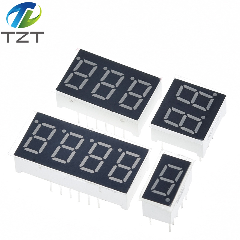 TZT 0.36 inch LED display 7 Segment 1 Bit/2 Bit/3 Bit/4 Bit Digit Tube Red Common Cathode / Anode Digital 0.36 inch led