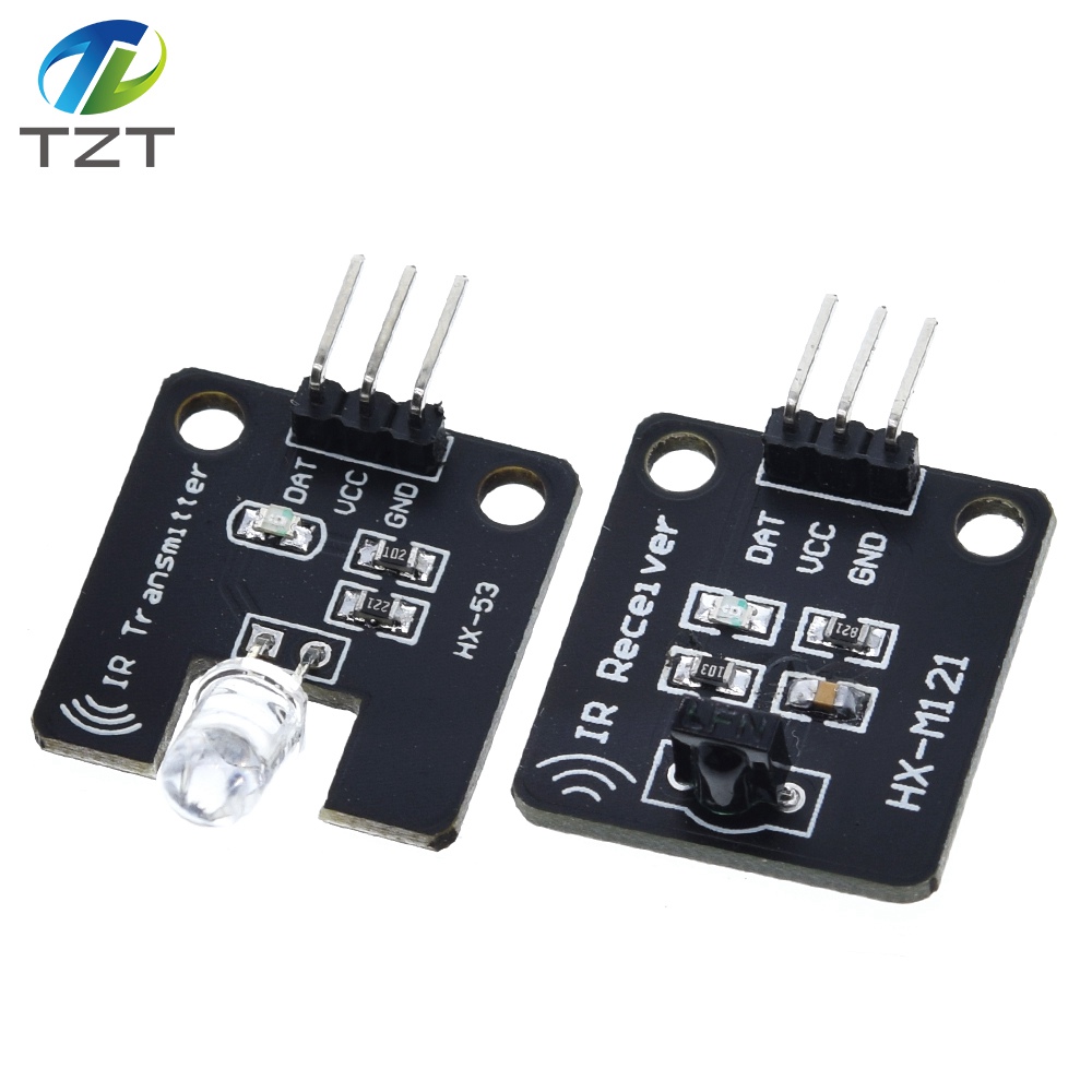 TZT 1set/lot Ir Infrared Transmitter Module Ir Digital 38khz Infrared Receiver Sensor Module For Arduino Electronic Building Block