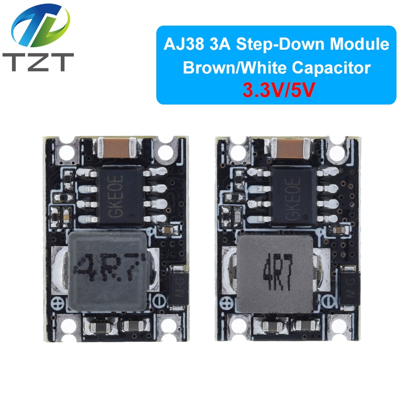 TZT CN3903 3A Mini DC-DC Buck Step Down Converter Board Module 5V-30V to 3.3V 5V DC DC Voltage Regulator PCB Board Power Buck Module