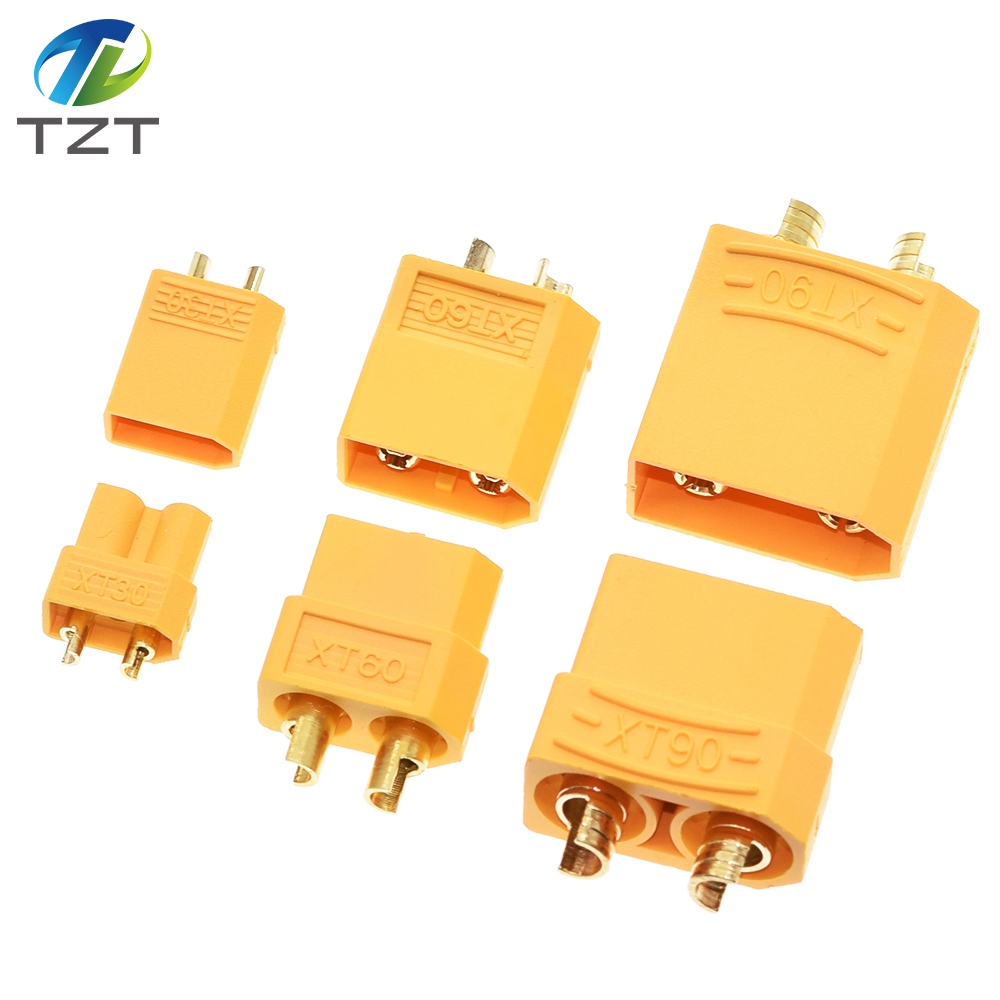 TZT 1Pair XT30 XT60 XT90 Male Female Bullet Connectors Plugs For RC Lipo Battery Wholesale DIY