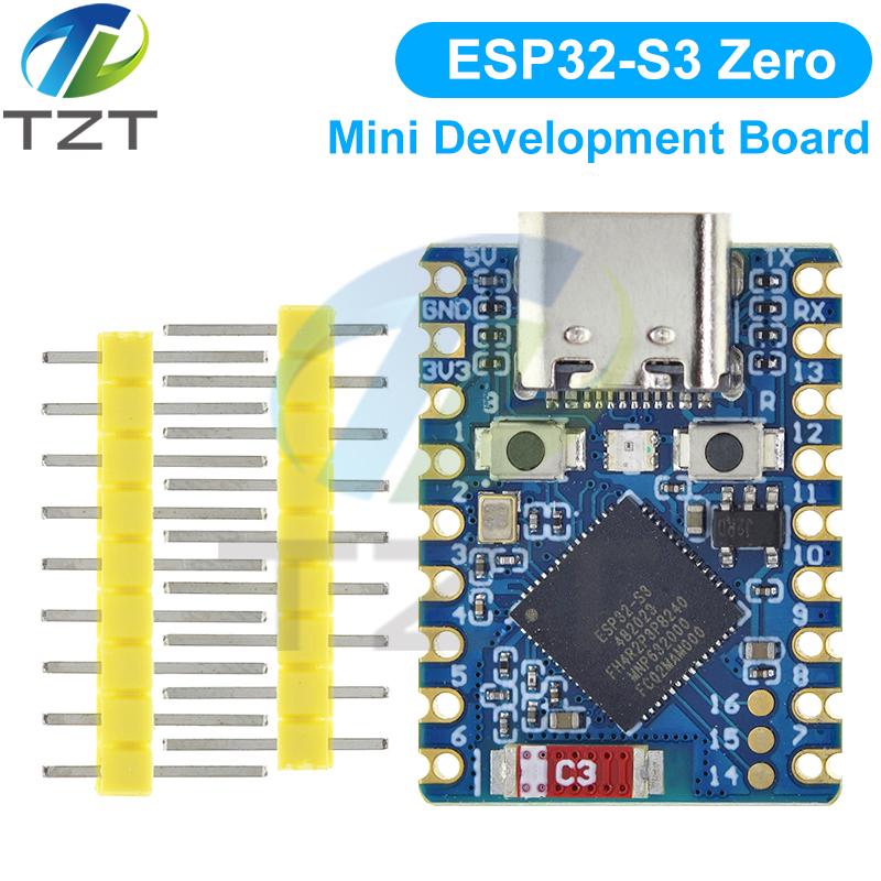 TZT ESP32-S3-Zero Mini Development Board WiFi Bluetooth Ultra-small Size ESP32 C3 S3 ESP 32