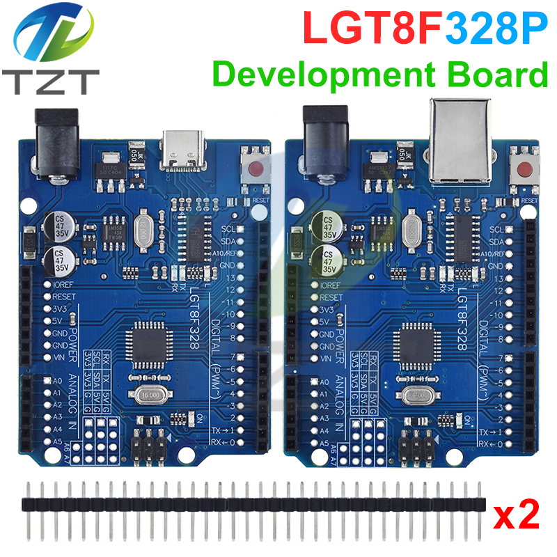 TZT LGT8F328P UNO R3 CH340G Development Board 16Mhz  For Arduino UNO R3 Replacement ATmega328P