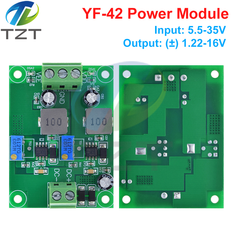 Positive Negative Voltage Stabilizing Power Supply Module Low Ripple Linear Adjustable Stabilizing Voltage Regulator DC 5.5V-35V