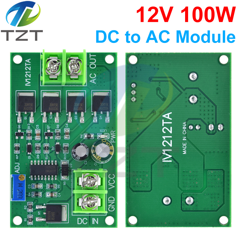 200W DC-AC Power Inverter Transformer DC 12V to AC 12V Square Wave Signal Generator Voltage Regulator Power Converter Board