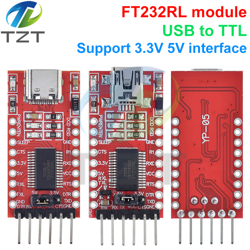 FT232RL FTDI USB 3.3V 5.5V to TTL Serial Adapter Module for Arduino FT232 Pro Mini USB TO TTL 232
