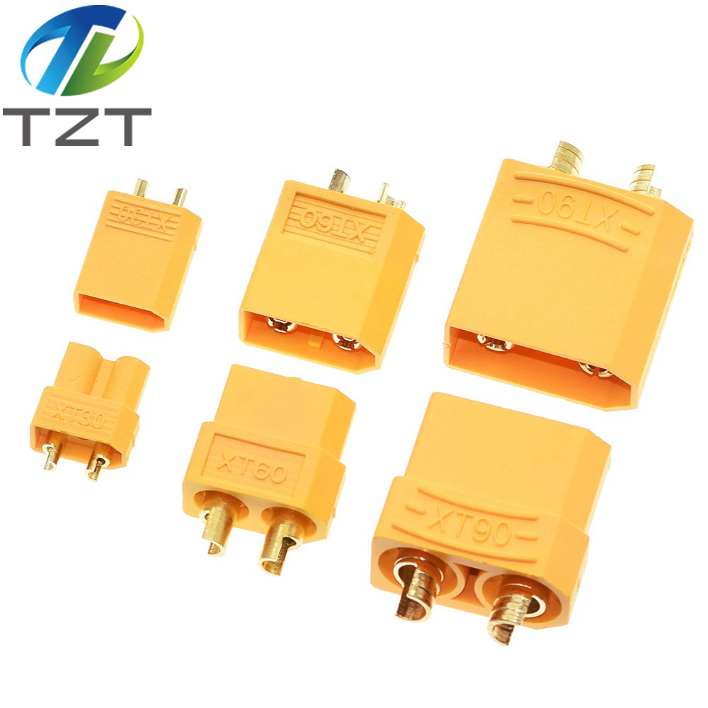 TZT 1Pair XT30 XT60 XT90 Male Female Bullet Connectors Plugs For RC Lipo Battery Wholesale DIY