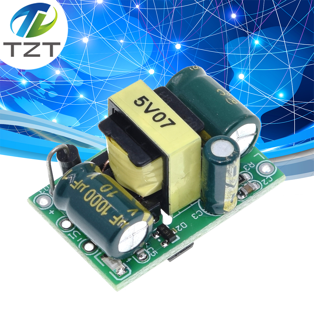 TZT 5V 700mA(3.5W) isolated switch power supply module AC 220v to 5v DC for Arduino AC-DC buck step-down module 220V turn 5V
