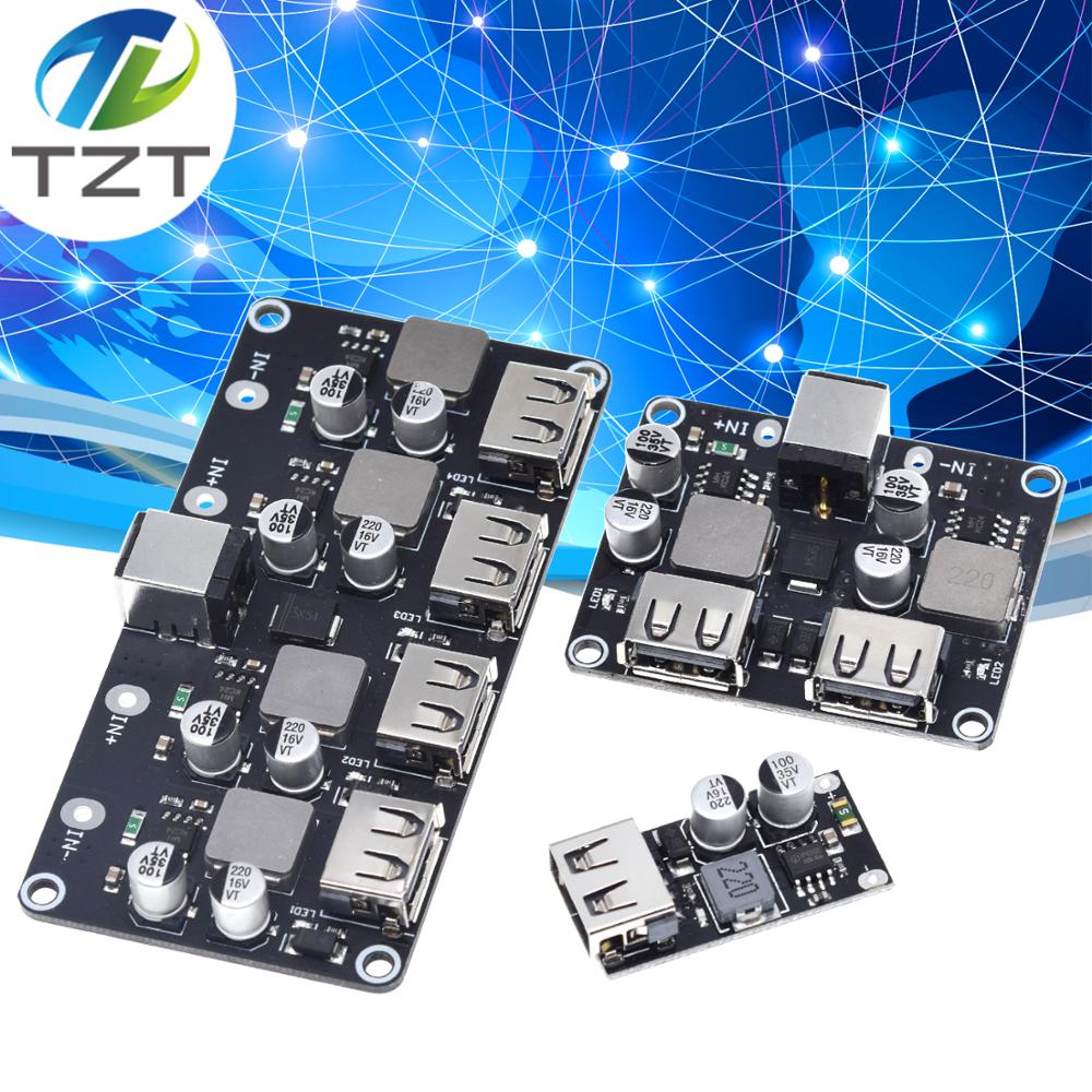 USB QC3.0 QC2.0 DC-DC Buck Converter Charging Step Down Module 6-32V 9V 12V 24V to Fast Quick Charger Circuit Board 3V 5V 12V