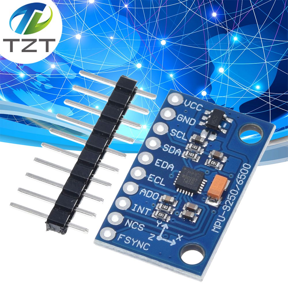 SPI/IIC GY-9250 MPU 9250 MPU-9250 9-Axis Attitude +Gyro+Accelerator+Magnetometer Sensor Module MPU9250