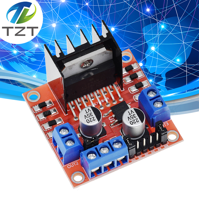 Special promotions 5pcs/lot L298N motor driver board module L298 for arduino stepper motor smart car robot