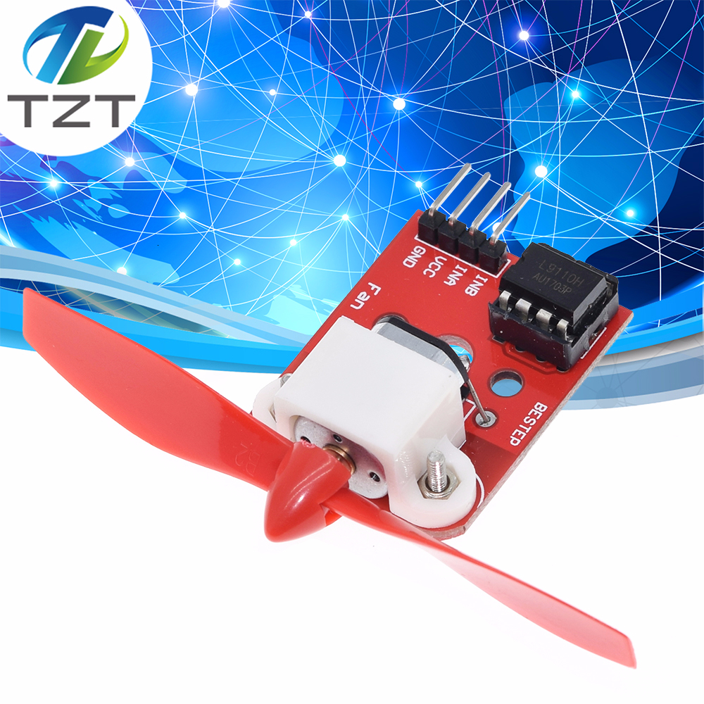 5V L9110 Fan Motor Module Fan Propeller Firefighting Robot For Arduino DIY