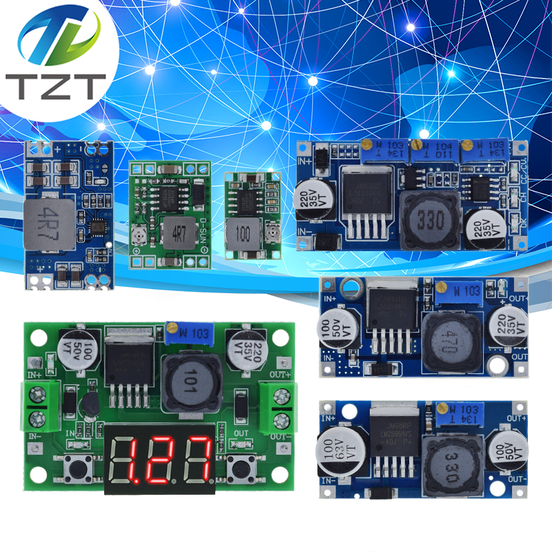 LM2596s DC-DC Step-down Power Supply Module 3A Adjustable Step-down Module LM2596 Voltage Regulator 24V 12V 5V 3V