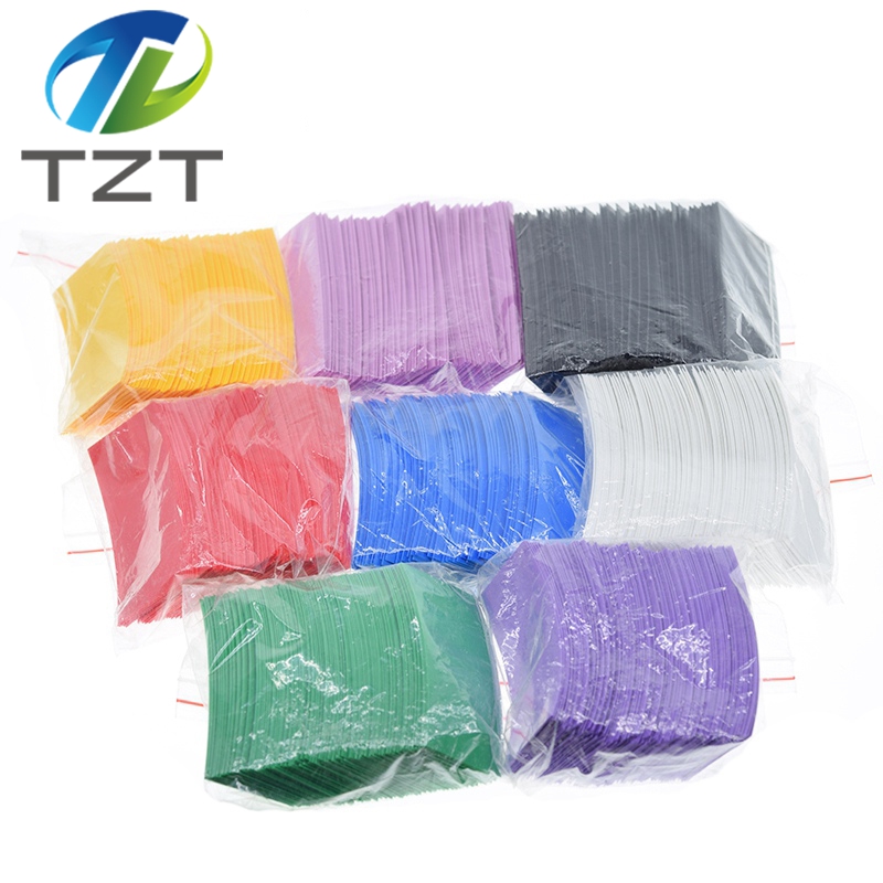 100PCS AA Size 5 Lithium Battery Heat Shrink Tube Li-ion Wrap Cover Skin PVC Shrinkable Tubing Film Sleeves Insulation Sheath