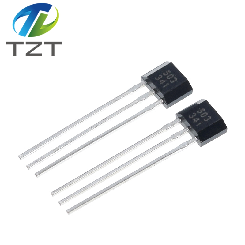 TZT 10pcs AH3503 TO-92 3503 TO-92UA UGN3503UA TO92 UGN3503 Casing Linear Hall Effect Sensor Hall Sensor Motor