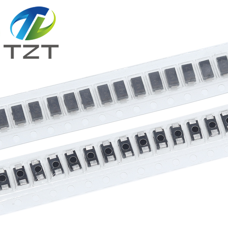 TZT 100pcs Sma Rectifier Diode 1n4001 M1 1n4004 M4 1n4007 M7 Fr107 Rs1m Fr207 Rs2m Her108 Us1m Sf18 Es1j Sf14 Es1d Do-214ac